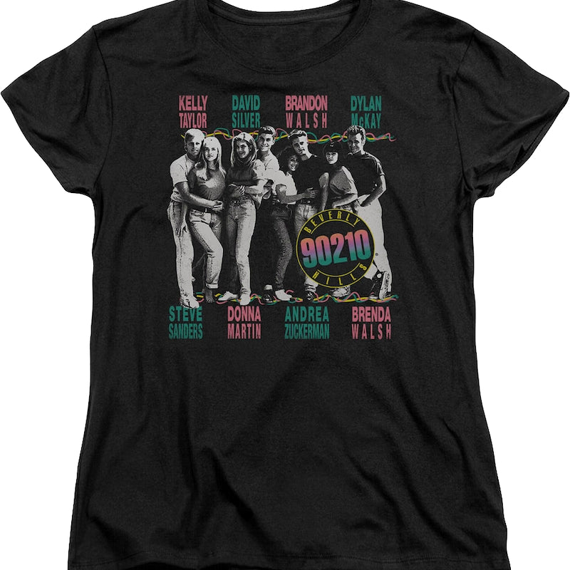 Womens The Cast Of Beverly Hills 90210 Shirt