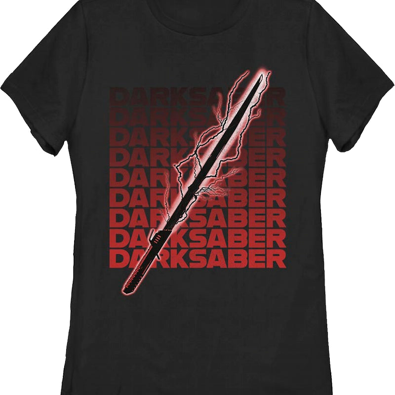 Womens The Mandalorian Electrical Darksaber Star Wars Shirt