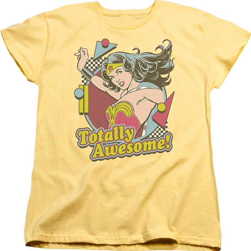 Womens Totally Awesome Wonder Woman Shirt