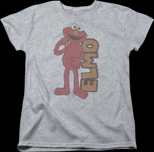 Womens Vintage Elmo Sesame Street Shirt