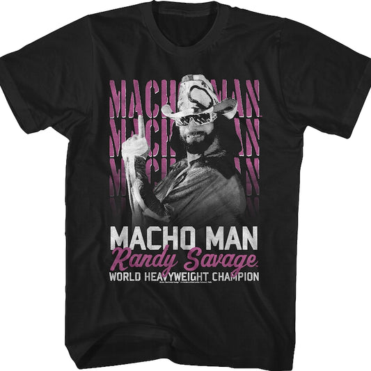 World Heavyweight Champion Macho Man Randy Savage T-Shirt
