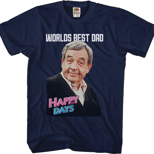 World's Best Dad Happy Days T-Shirt