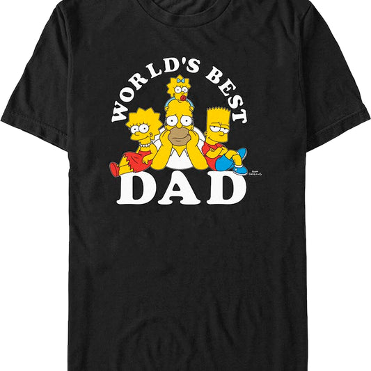 World's Best Dad Simpsons T-Shirt