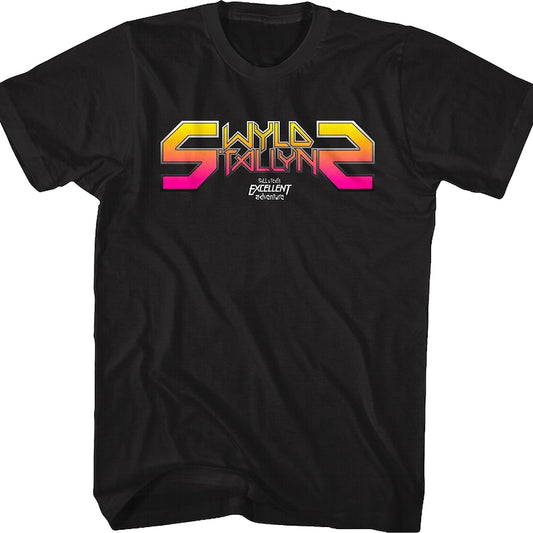 Wyld Stallyns Colorful Logo Bill and Ted's Excellent Adventure T-Shirt