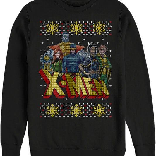 X-Men Faux Ugly Christmas Sweater