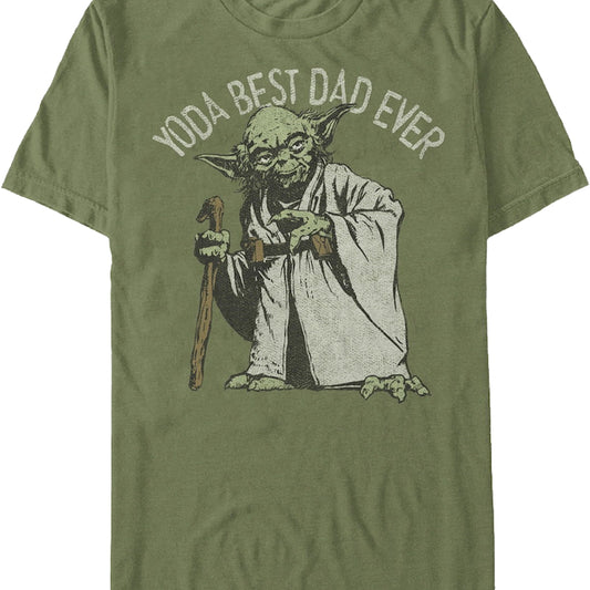 Yoda Best Dad Ever Star Wars T-Shirt