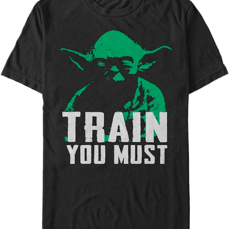 Yoda Train You Must Star Wars T-Shirt