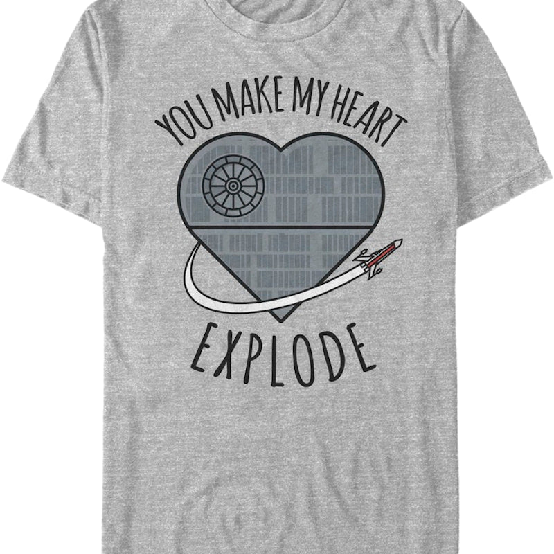 You Make My Heart Explode Star Wars T-Shirt