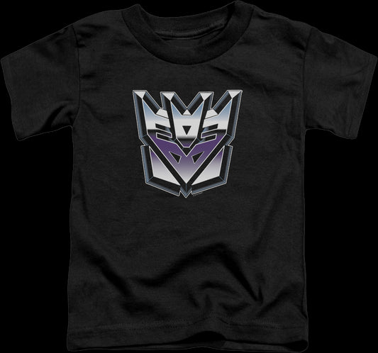 Youth Airbrush Decepticon Logo Transformers Shirt