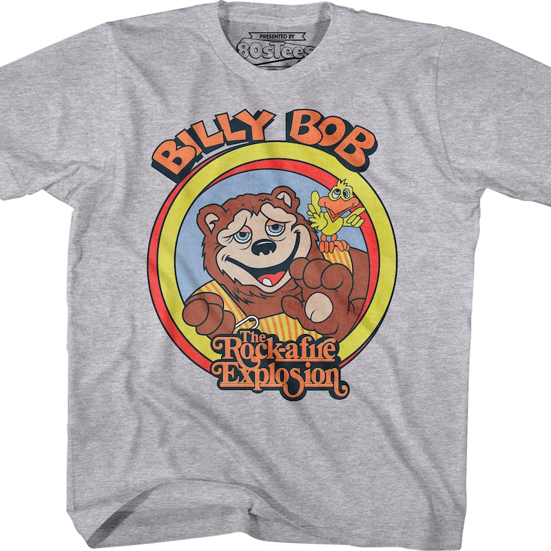 Youth Billy Bob Brockali Rock-afire Explosion Shirt