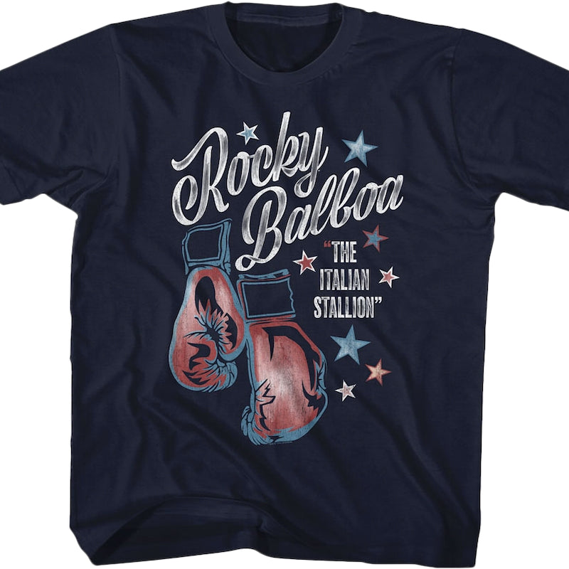 Youth Boxing Gloves Rocky Shirt