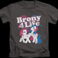 Youth Brony 4 Life My Little Pony Shirt