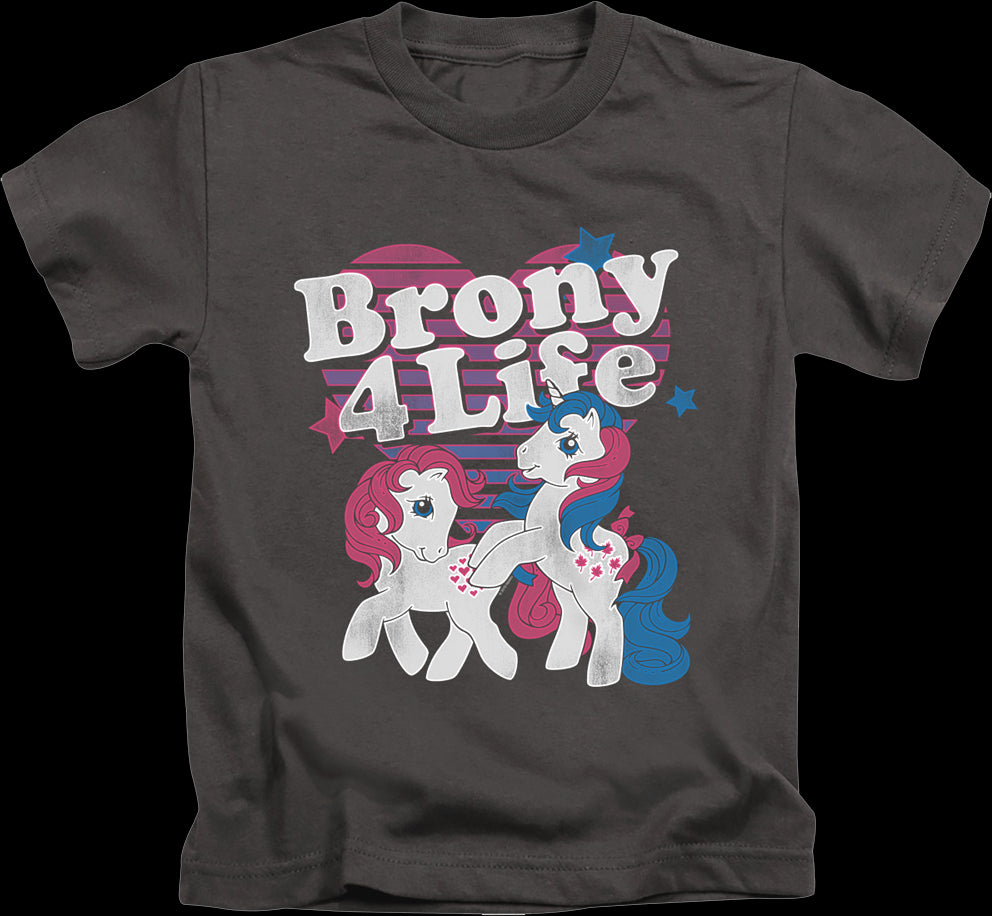Youth Brony 4 Life My Little Pony Shirt