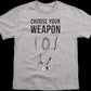 Youth Choose Your Weapon Clue Shirt
