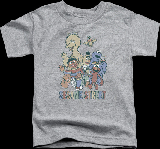 Youth Colorful Sesame Street Shirt