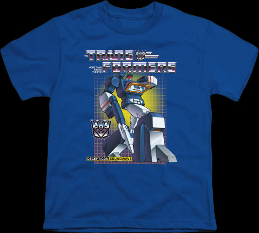 Youth Decepticon Soundwave Transformers Shirt