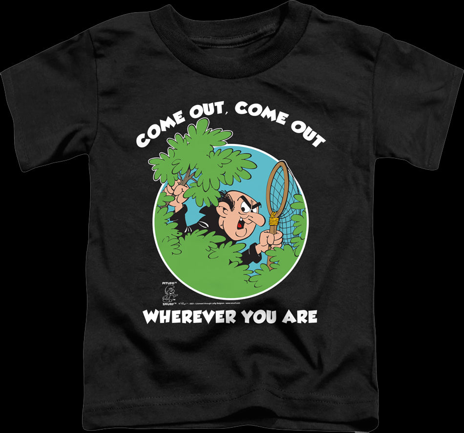 Youth Gargamel Come Out Smurfs Shirt