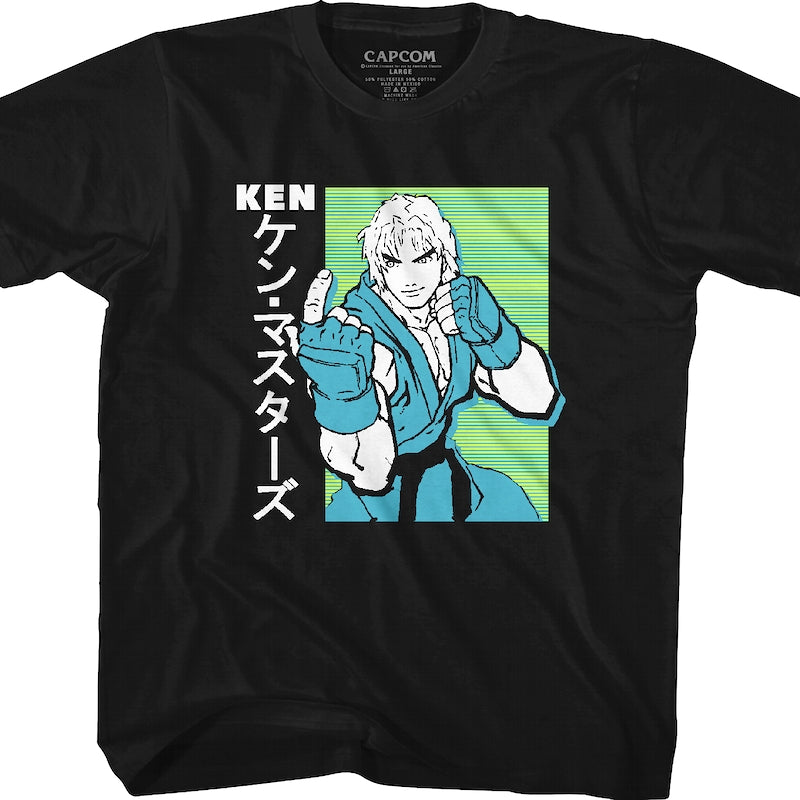 Youth Ken Japanese Street Fighter Shirt