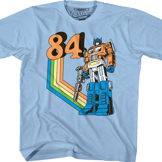 Youth Optimus Prime 84 Transformers Shirt