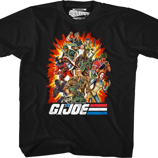 Youth Real American Heroes Group GI Joe Shirt