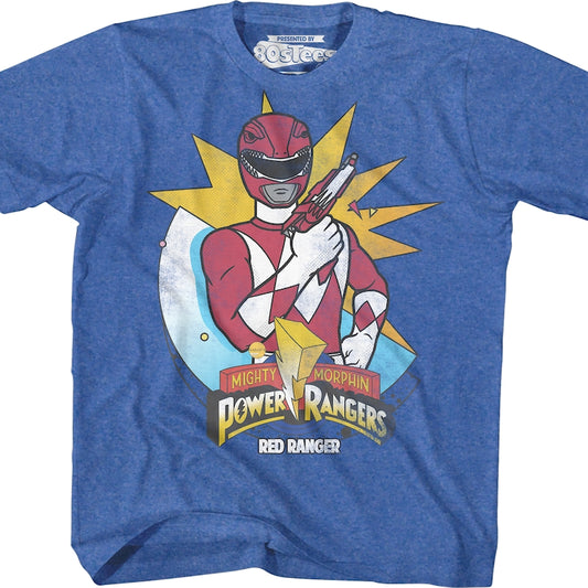 Youth Red Ranger Mighty Morphin Power Rangers Shirt