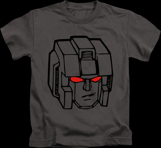 Youth Starscream Head Shot Transformers Shirt