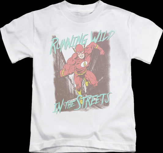 Youth The Flash Running Wild In The Streets DC Comics Shirt