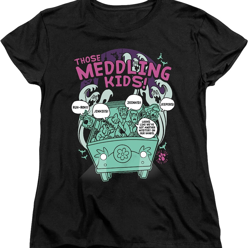 Womens Those Meddling Kids Scooby-Doo Shirt