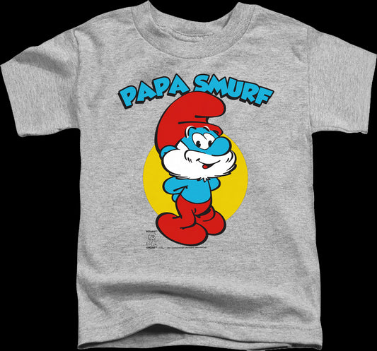 Youth Vintage Papa Smurf Shirt