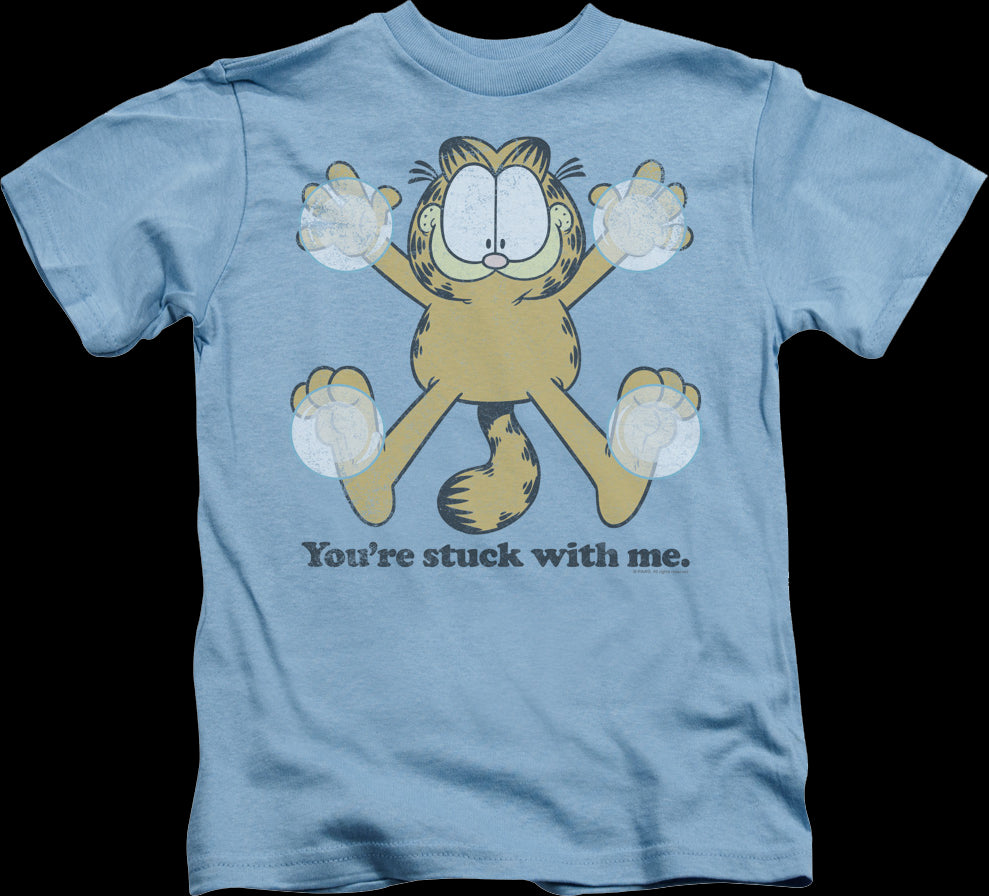 Youth You're Stuck With Me Garfield Shirt